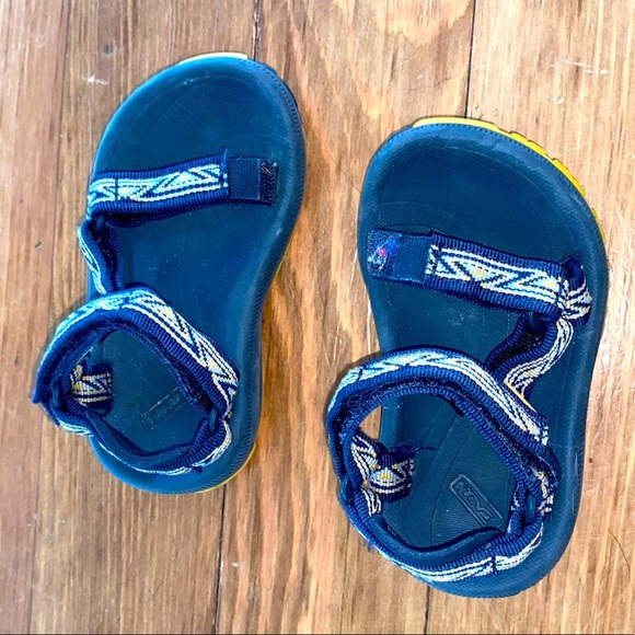 Teva Other - Little kiddo Teva Sandals yellow and black